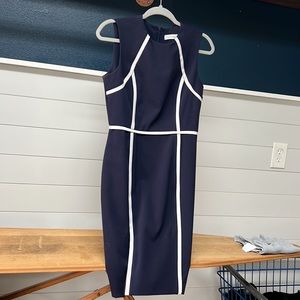 Calvin Klein Navy pencil dress